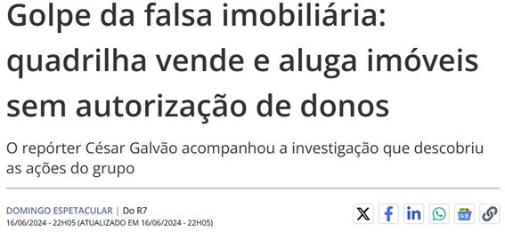 Golpes. Fraudes