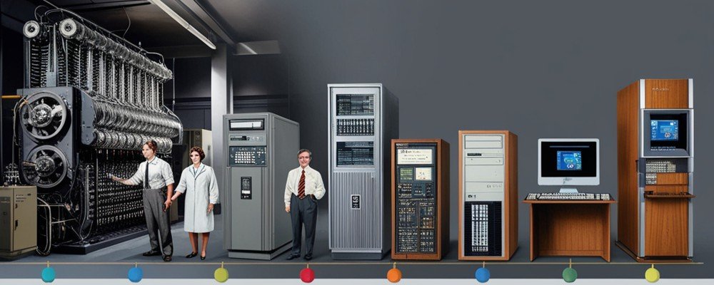 A evolução dos computadores - Do Eniac aos anos 90