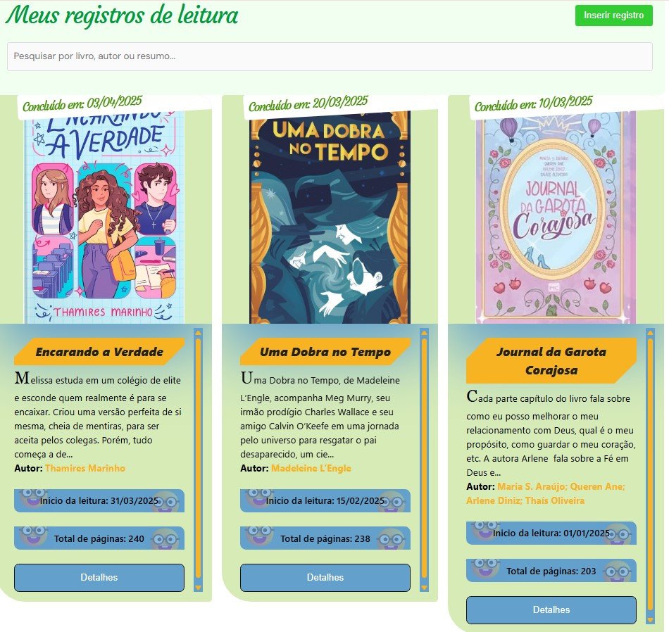 Meus registros de leitura