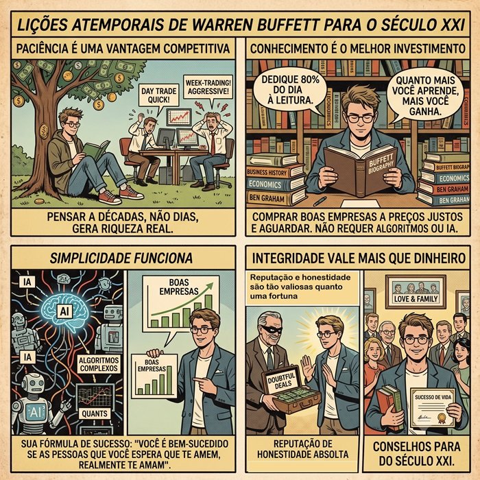 Conselhos de Warren Buffett para o século XXI