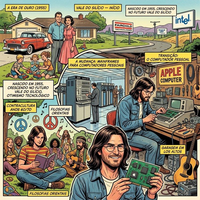 Steve Jobs Origem.
Meus Estudos Mapeados